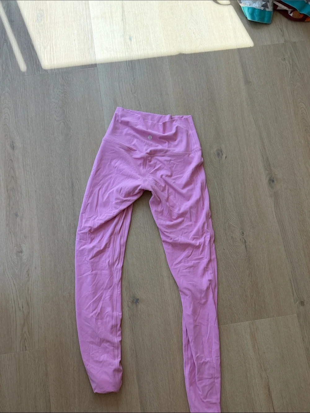 Lululemon Size 4 Pink High-Waist Leggings